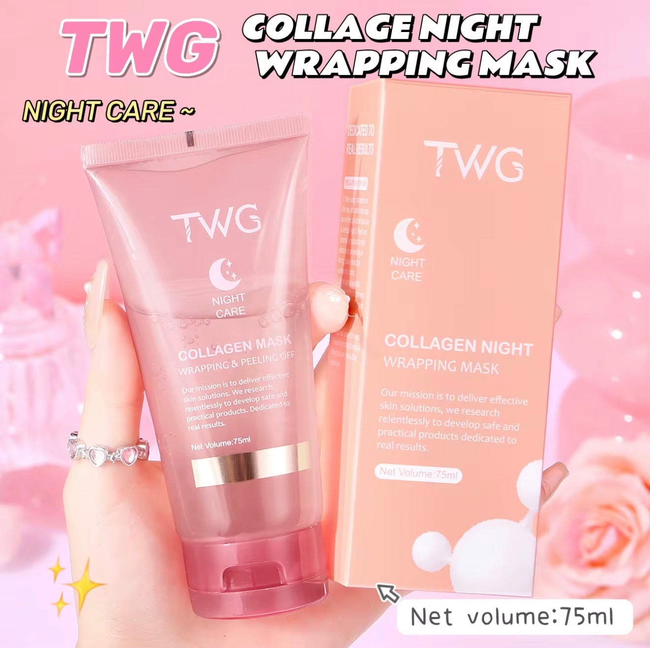 Collagen Overnight Mask With Centella Asiatica 75 ml
