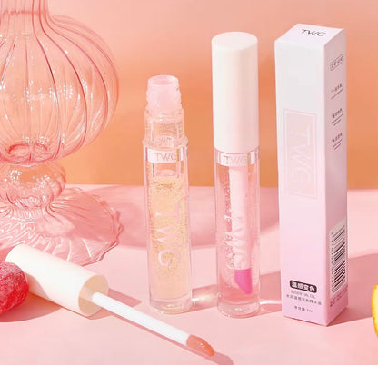 Moisturizing Temperature-Sensing Lip Oil for Women – Vitamin C Essence Gloss for Soft, Shiny & Nourished Lips.