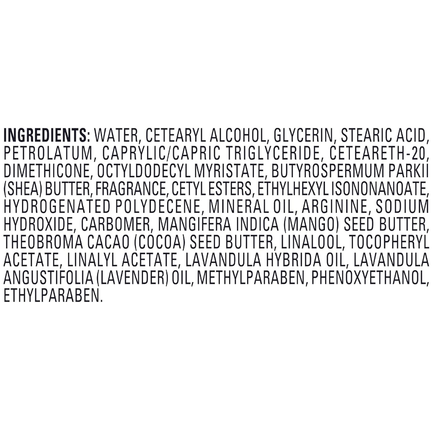 Jergens Lavender Body Butter Hand and Body Lotion, Moisturizer for Women, with Essential Oils for Indulgent Moisturization, 7 Oz