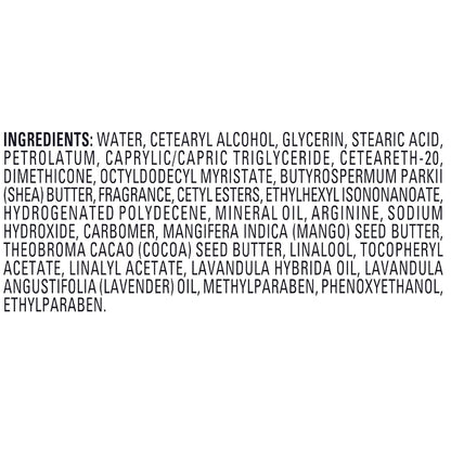 Jergens Lavender Body Butter Hand and Body Lotion, Moisturizer for Women, with Essential Oils for Indulgent Moisturization, 7 Oz