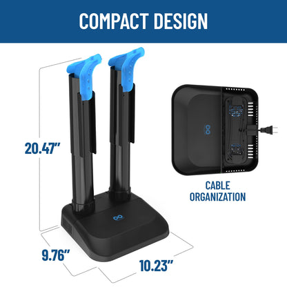 Everlasting Comfort Boot Dryer for Work Boots – Easy-to-Use, Silent & Energy-Efficient Boot Warmer and Shoe Dryer for Sneakers, Electric Fanless Convection Design to Reduce Odor (1 Pair)