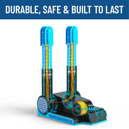 Everlasting Comfort Boot Dryer for Work Boots – Easy-to-Use, Silent & Energy-Efficient Boot Warmer and Shoe Dryer for Sneakers, Electric Fanless Convection Design to Reduce Odor (1 Pair)