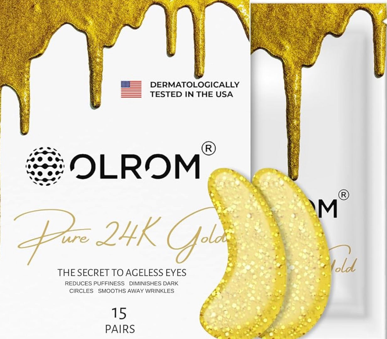 24K Gold Under Eye Patches.