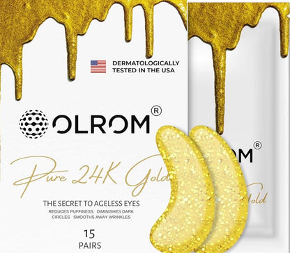 24K Gold Under Eye Patches.