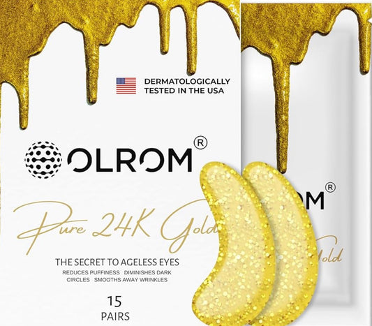 24K Gold Under Eye Patches.