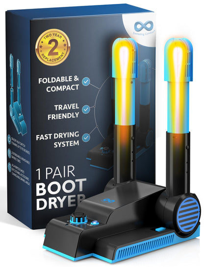 Everlasting Comfort Boot Dryer for Work Boots – Easy-to-Use, Silent & Energy-Efficient Boot Warmer and Shoe Dryer for Sneakers, Electric Fanless Convection Design to Reduce Odor (1 Pair)