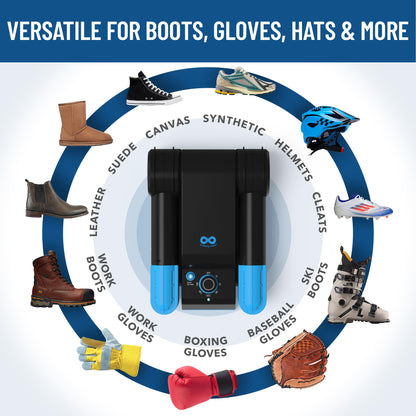 Everlasting Comfort Boot Dryer for Work Boots – Easy-to-Use, Silent & Energy-Efficient Boot Warmer and Shoe Dryer for Sneakers, Electric Fanless Convection Design to Reduce Odor (1 Pair)