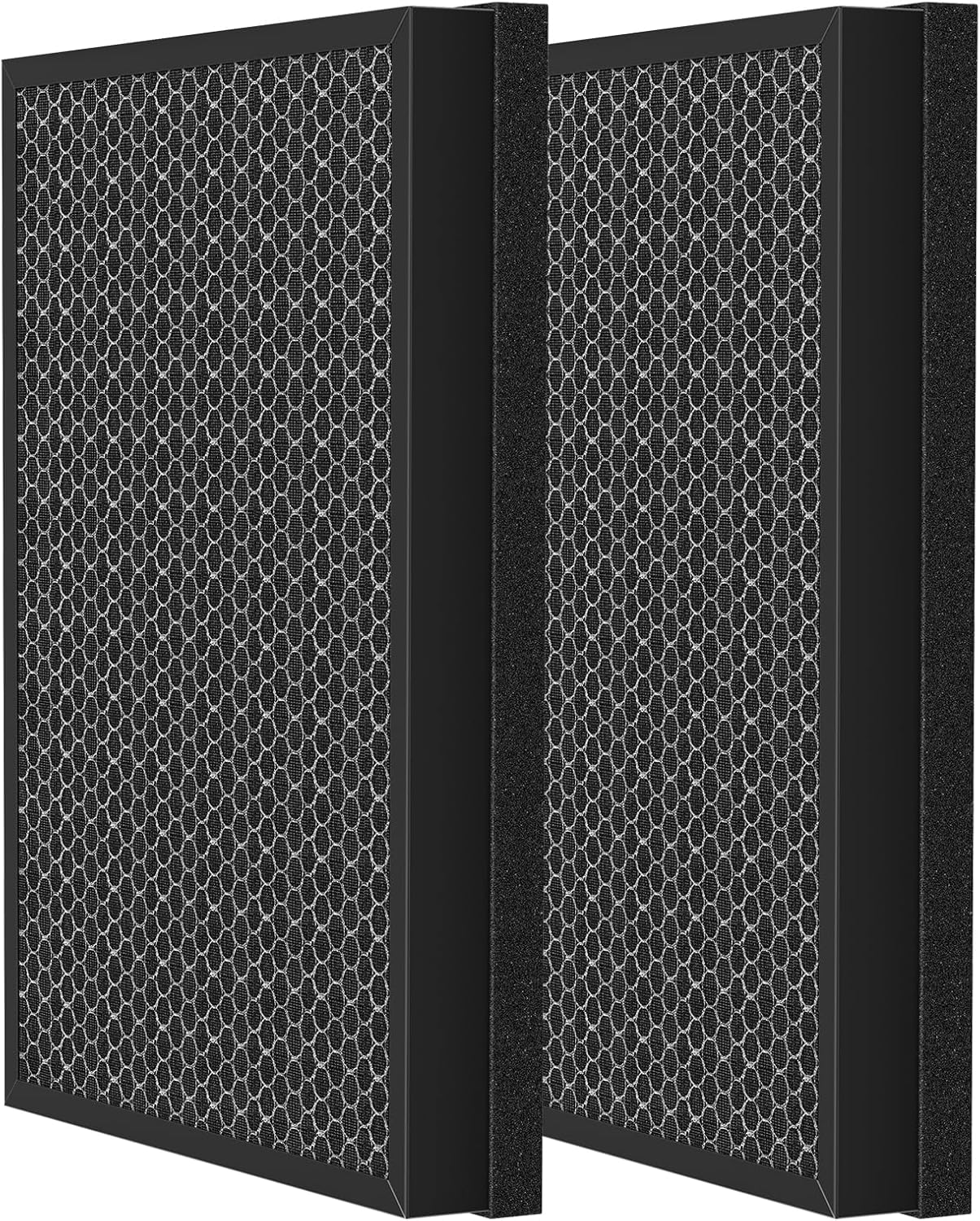 400 Air Purifier Replacement Filter True HP-14 HEPA Filter Compatible with Puro 400 Air Purifier, 3-in-1 HEPA with Activated Carbon Filter Attach 99.97% of Pet Dander, Smoke, Pollen, 2 Pack