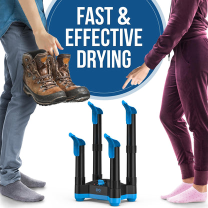 Everlasting Comfort Boot Dryer for Work Boots – Easy-to-Use, Silent & Energy-Efficient Boot Warmer and Shoe Dryer for Sneakers, Electric Fanless Convection Design to Reduce Odor (1 Pair)