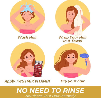 Hair Vitamin Avocado Oil Capsules with Vitamins A, E, & Pro B5.