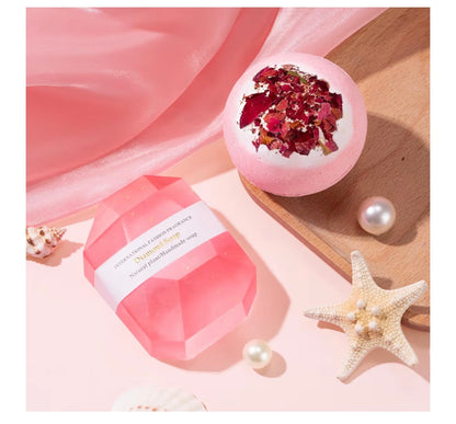 Rose Relaxing Spa Gift Basket for Women