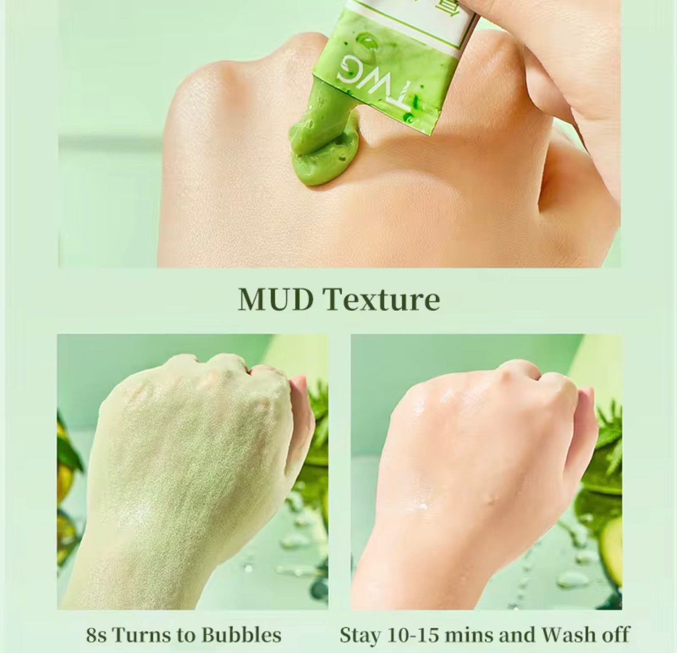 Avocado Cleansing Facial Bubble Mask