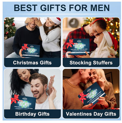 Gifts for Men, Boyfriend, Husband, Dad,Mens Body Wash Bath Gift Set, Cleanses,Hydrates,Nourishes & Soothes Skin,Christmas Gift Stocking Stuffers Secret Santa Birthday Valentines Sweetest Gifts for Him