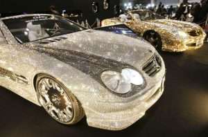Diamond-Encrusted Mercedes