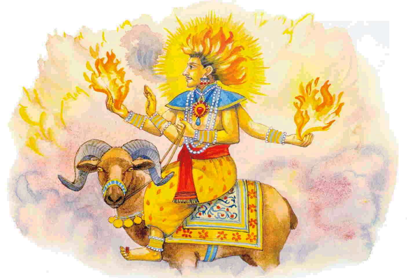 The Veneration of Agni Rig Veda's First Hymn